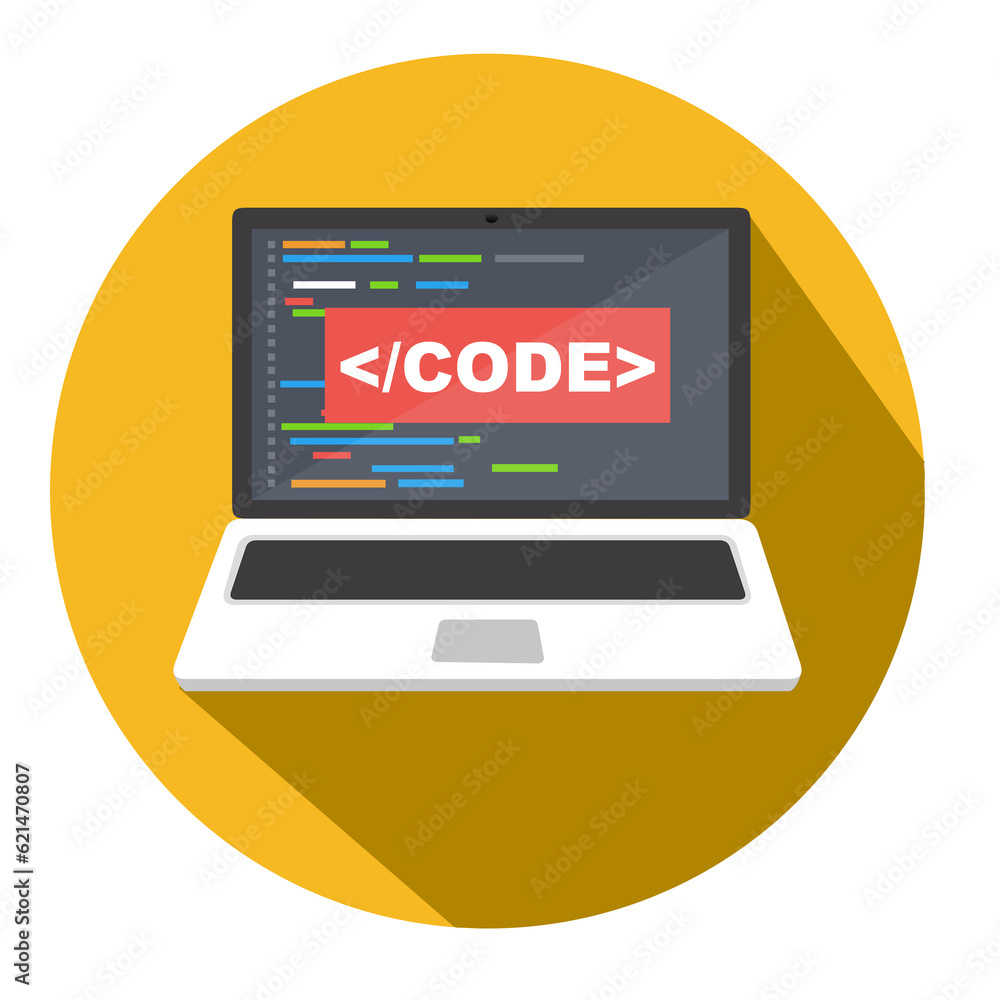Software per computer con finestra dell'applicazione di testo di codifica di programmazione sullo schermo del laptop. Industria digitale. Innovazioni e tecnologie. isolato,trasparente,fondo Software per computer con finestra dell'applicazione di testo di codifica di programmazione sullo schermo del laptop. Industria digitale. Innovazioni e tecnologie. isolato,trasparente,fondo
