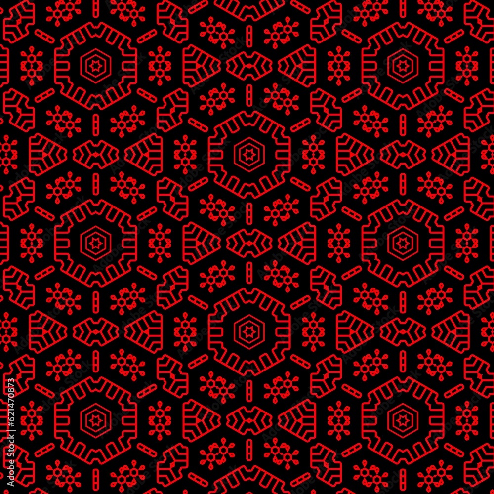 Abstract gradient image for background to form a pattern with red background color