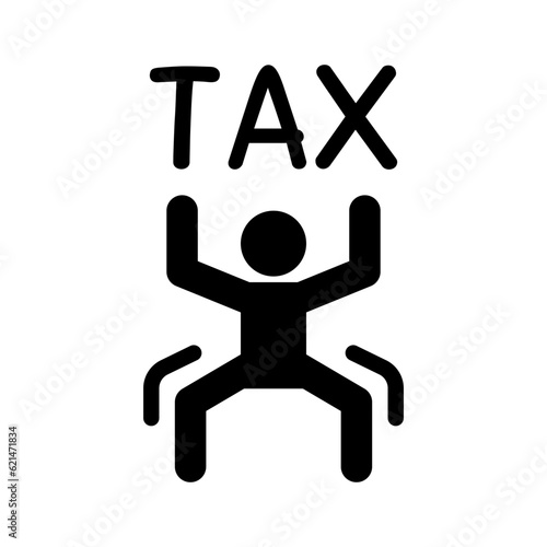 Tax burden icon