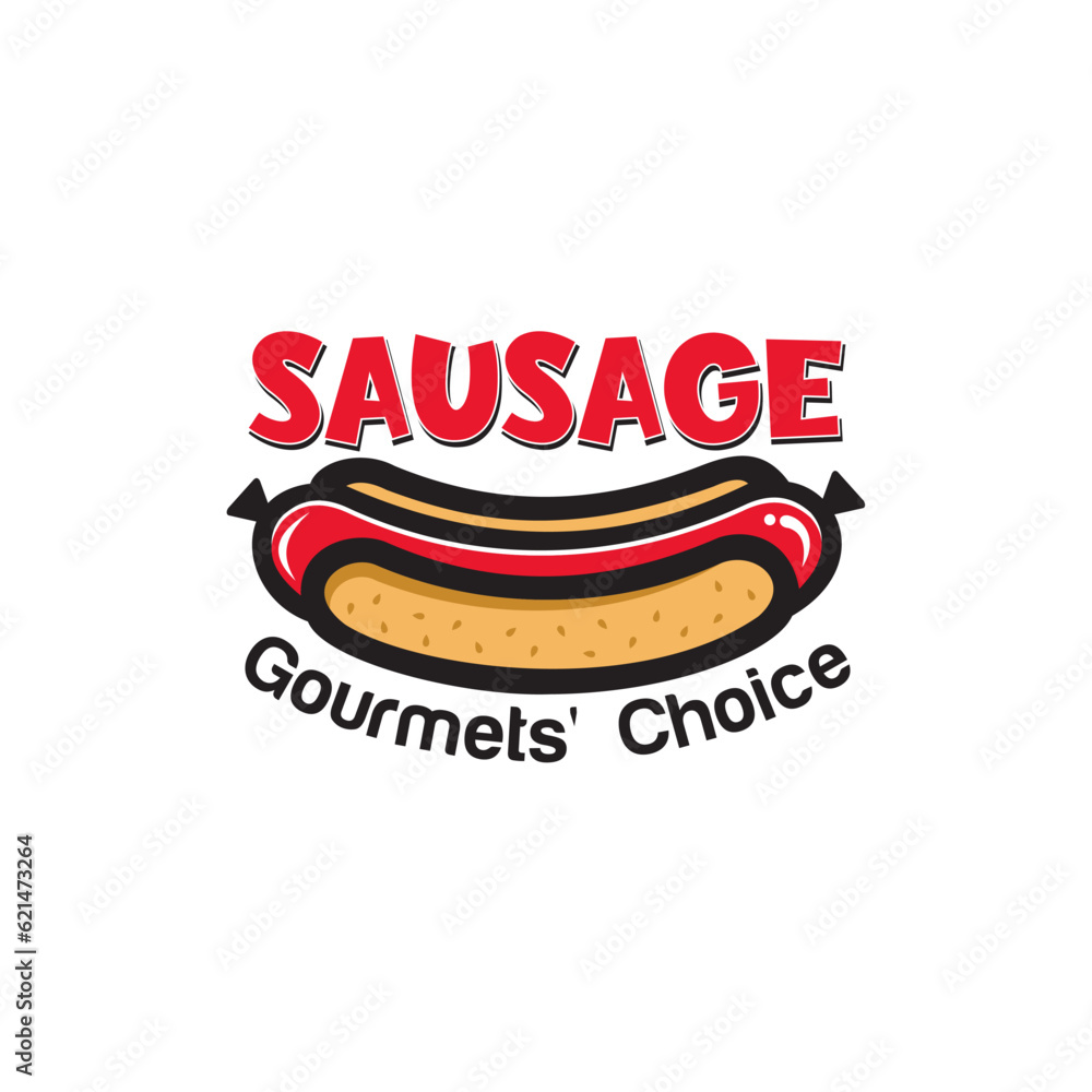Sausage Logo Design, Gourmets' Choice