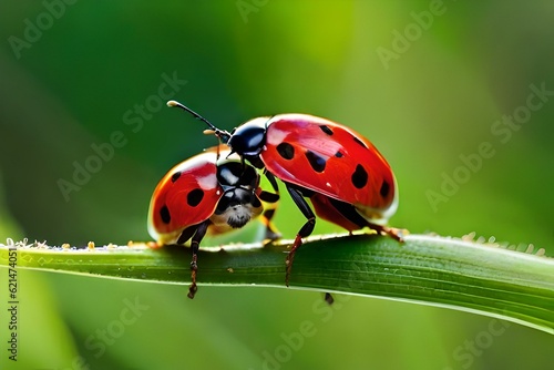 ladybug on a leaf