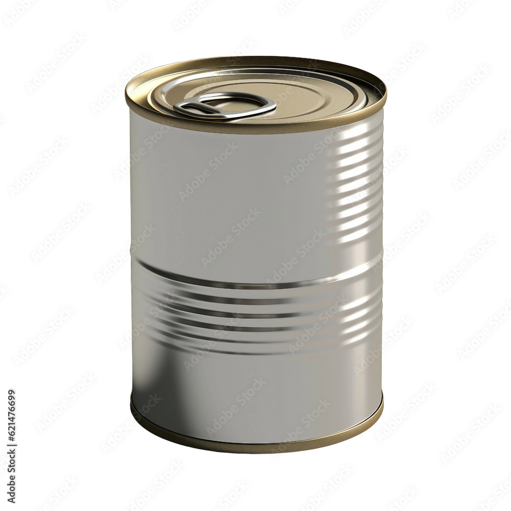 Food can. isolated object, transparent background Food can. isolated object, transparent background