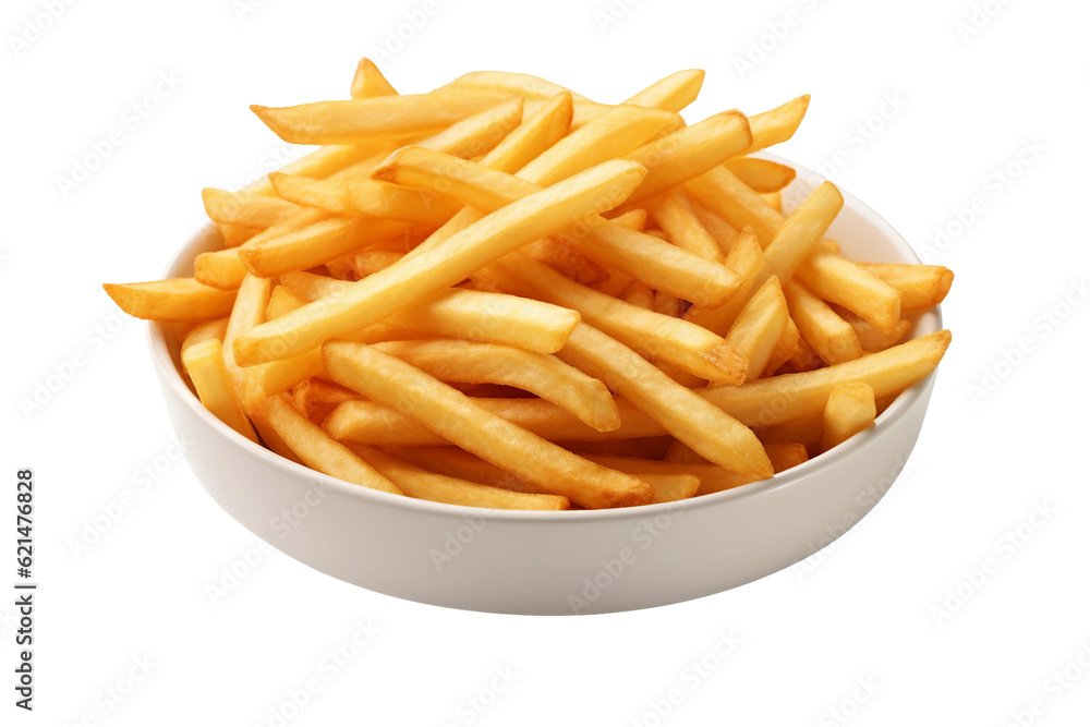 French fries. isolated object, transparent background French fries. isolated object, transparent background