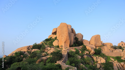 Beautiful View of Idar Fort  Idar Hills  Idar Town  Sabarkantha  Gujarat  India.