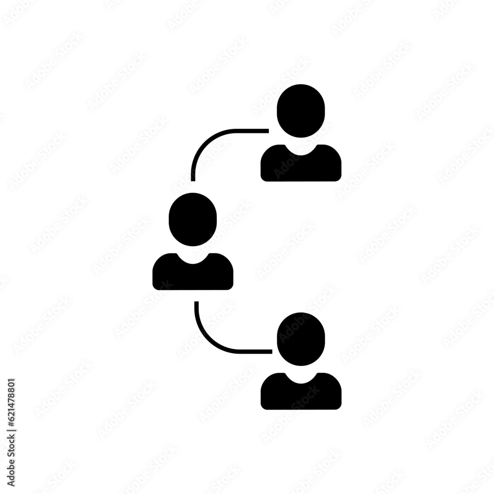 Referral program icon vector. Referral illustration sign. Team symbol. Management logo. Referral program icon vector. Referral illustration sign. Team symbol. Management logo.