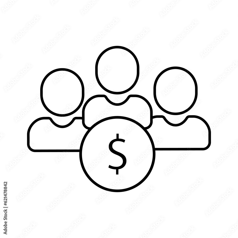 Referral program icon vector. Referral illustration sign. Team symbol. Management logo. Referral program icon vector. Referral illustration sign. Team symbol. Management logo.