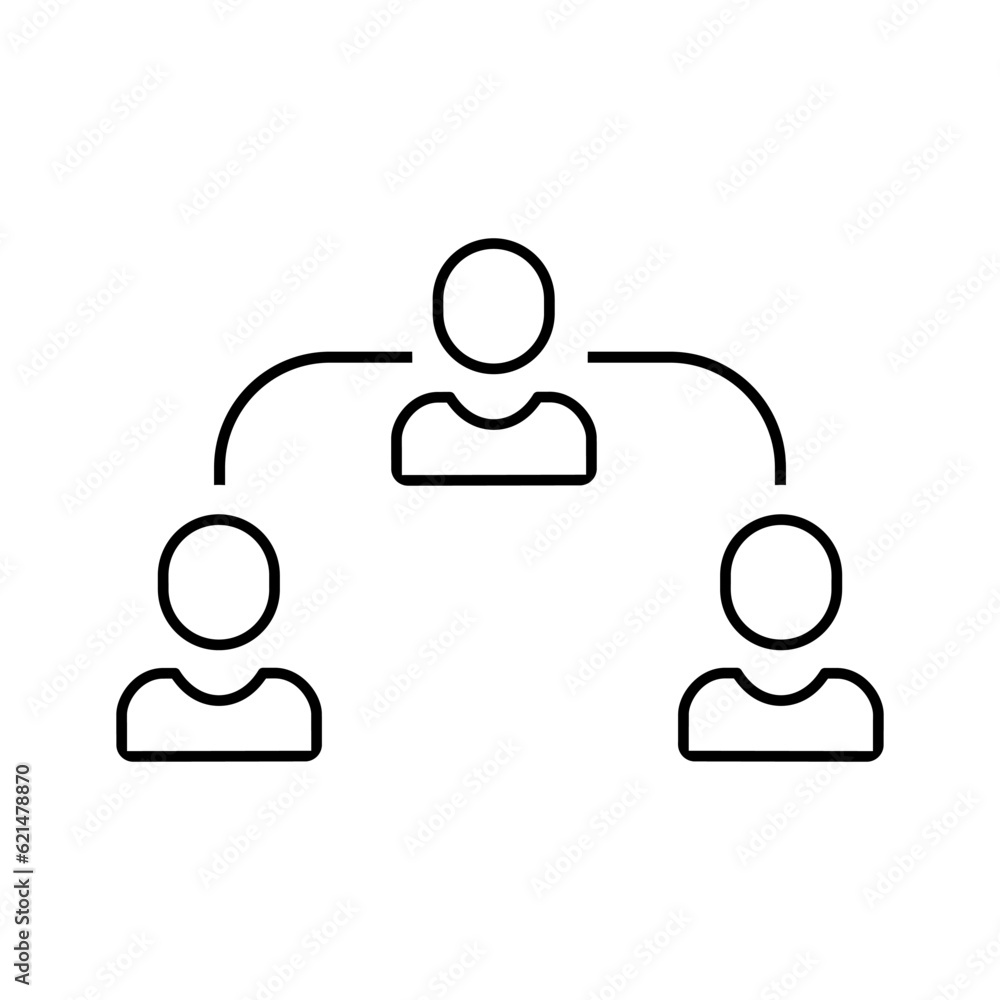 Referral program icon vector. Referral illustration sign. Team symbol. Management logo. Referral program icon vector. Referral illustration sign. Team symbol. Management logo.