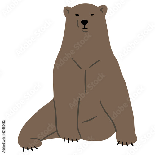 Grizzly Bear Single 14 PNG