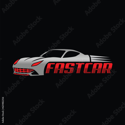 Car Logo. Modern Sport Car logo design vector Premium Vector