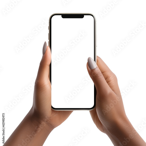 hand operating a mobile phone