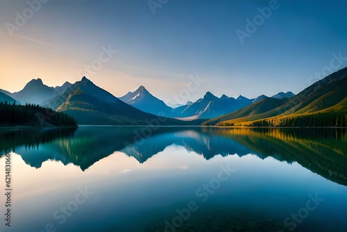 lake reflection generated ai © AD Collections