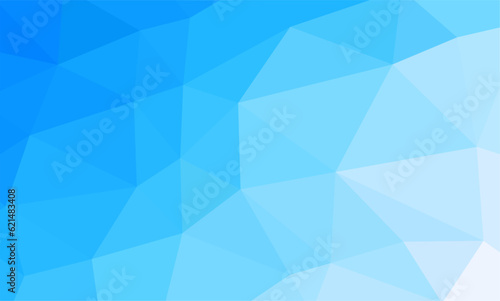 blue low poly abstract background,futuristic crystal mosaic pattern geometric background.