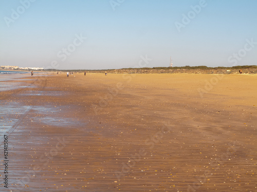 Playa de Punta Umbría, Huelva, Andalucía, España.
