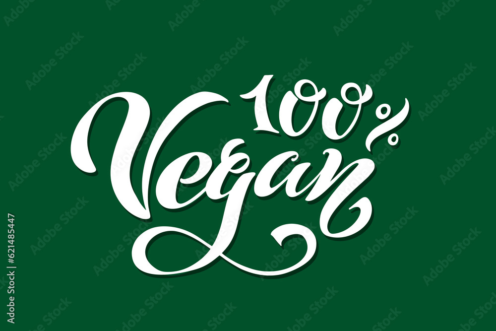 Vegan. Handwritten lettering for restaurant, cafe menu. Vector elements for labels. Vector illustration, food design. Vegan. Handwritten lettering for restaurant, cafe menu. Vector elements for labels. Vector illustration, food design.