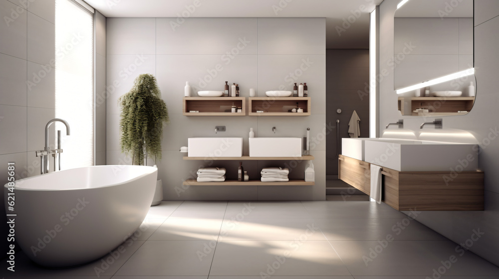 Bathroom - modern clean and minimal Bathroom - modern clean and minimal