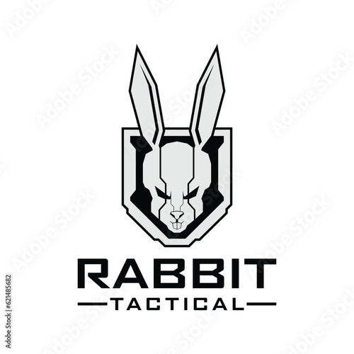 Rabbit logo. Rabbit tactical logo design