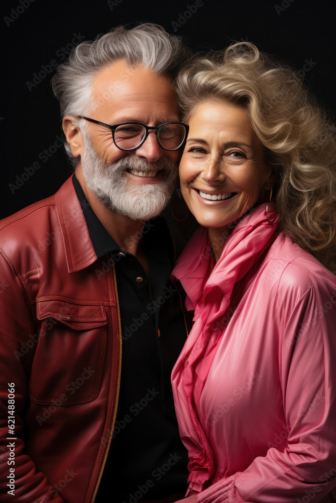 Smiling older couple hugging and kissing. Happy senior adult classy husband and wife embracing, bonding, and enjoying each other Smiling older couple hugging and kissing. Happy senior adult classy husband and wife embracing, bonding, and enjoying each other