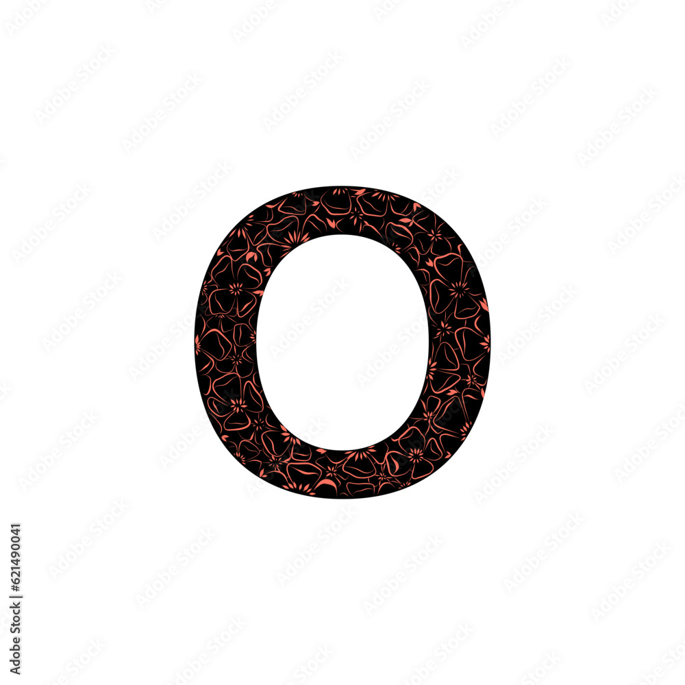 Flower Alphabet of the English language - letter - Flower Alphabet of the English language - letter -
