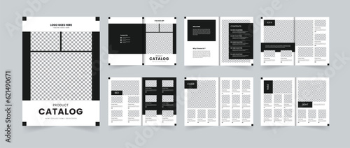 Modern A4 Product catalog template or product catalouge design  photo