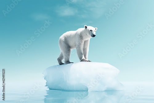 nature bear wildlife polar bear arctic conservation ice animal wilderness cold endangered preservation ecology winter snow climate change environment change warming global warming generative ai