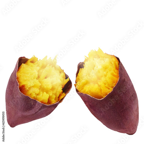 焼き芋のイラスト リアル 