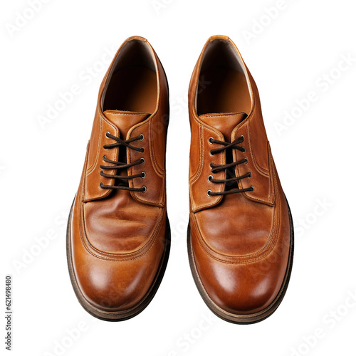 Pair of shoes. isolated object, transparent background