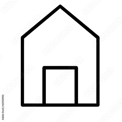 Flat home icon