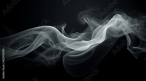 smoke abstract background, AI-Generated