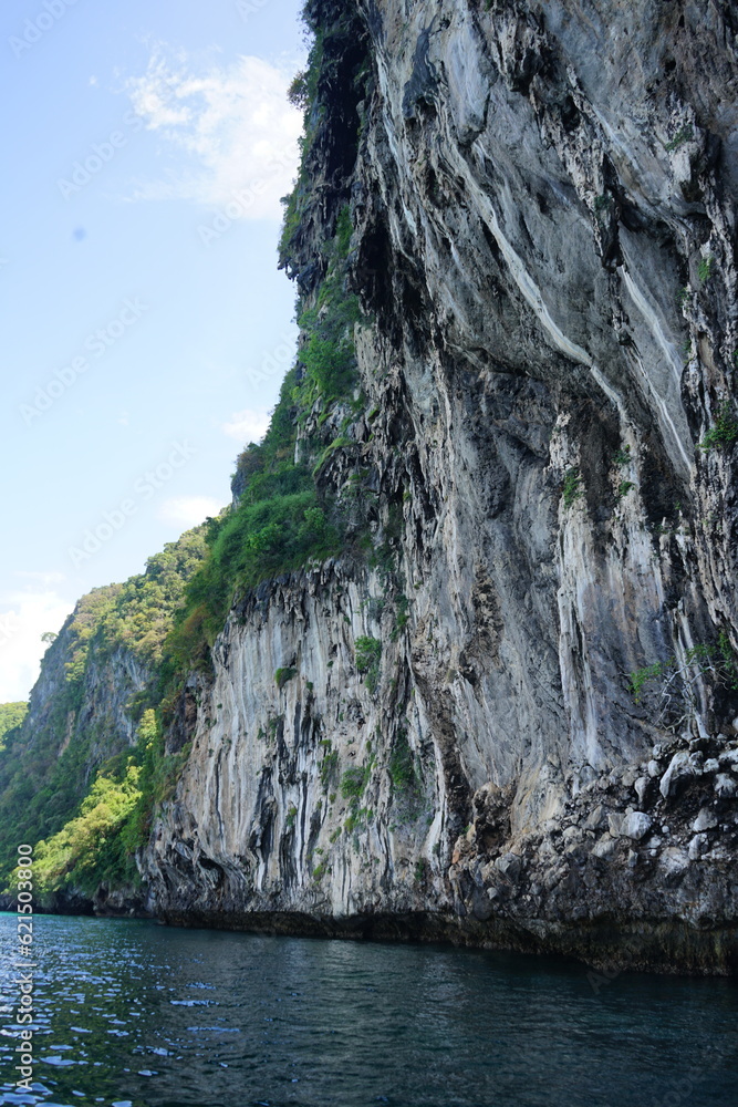 rock in the ocean