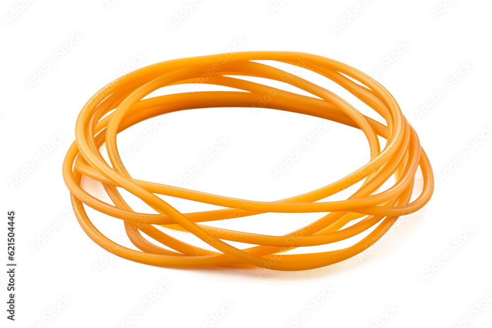 Rubber band. isolated object, transparent background Rubber band. isolated object, transparent background