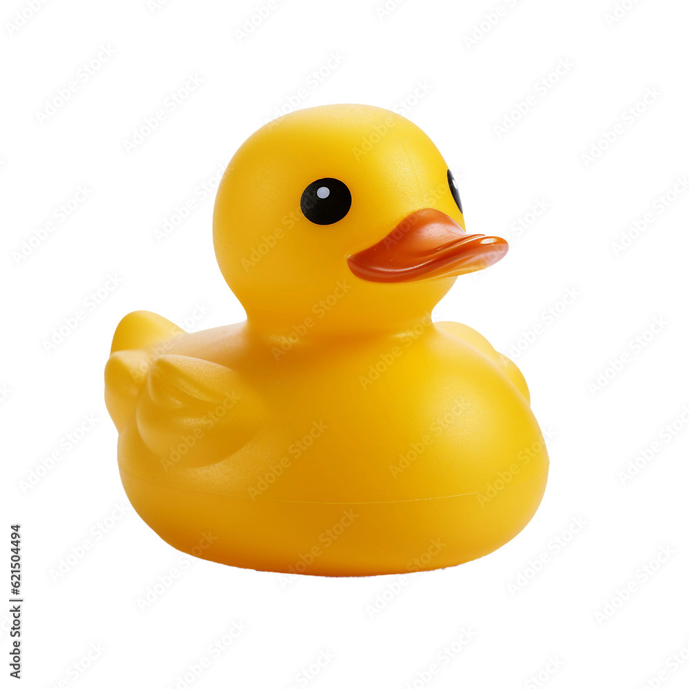 Rubber duck. isolated object, transparent background Rubber duck. isolated object, transparent background