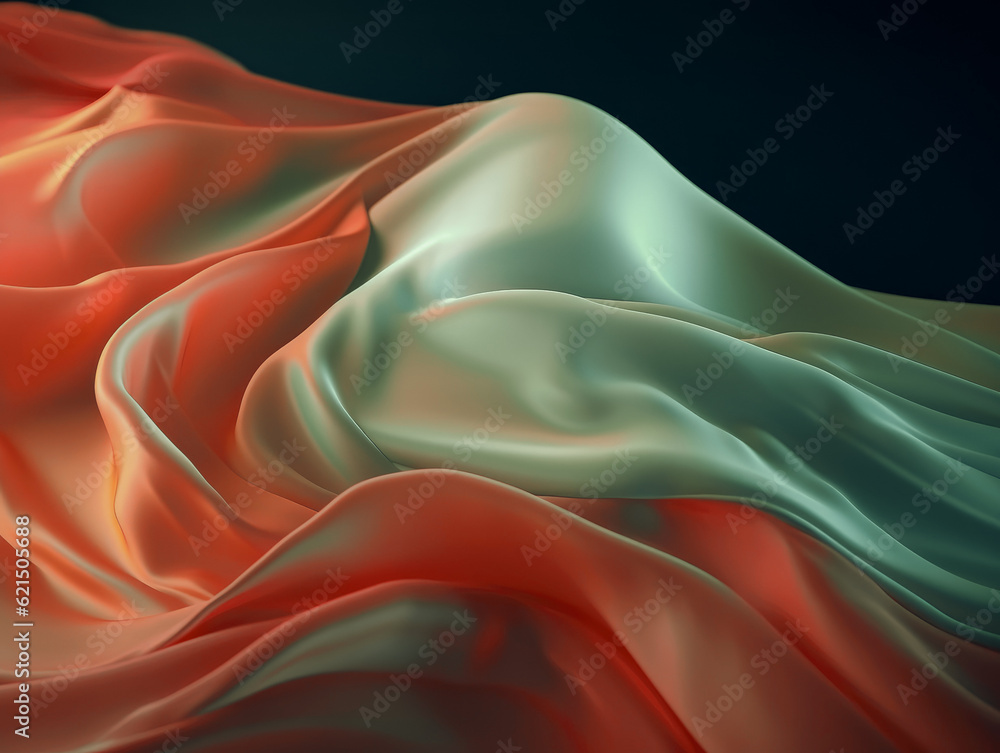 Obraz premium Beautiful colorful transparent fabric background