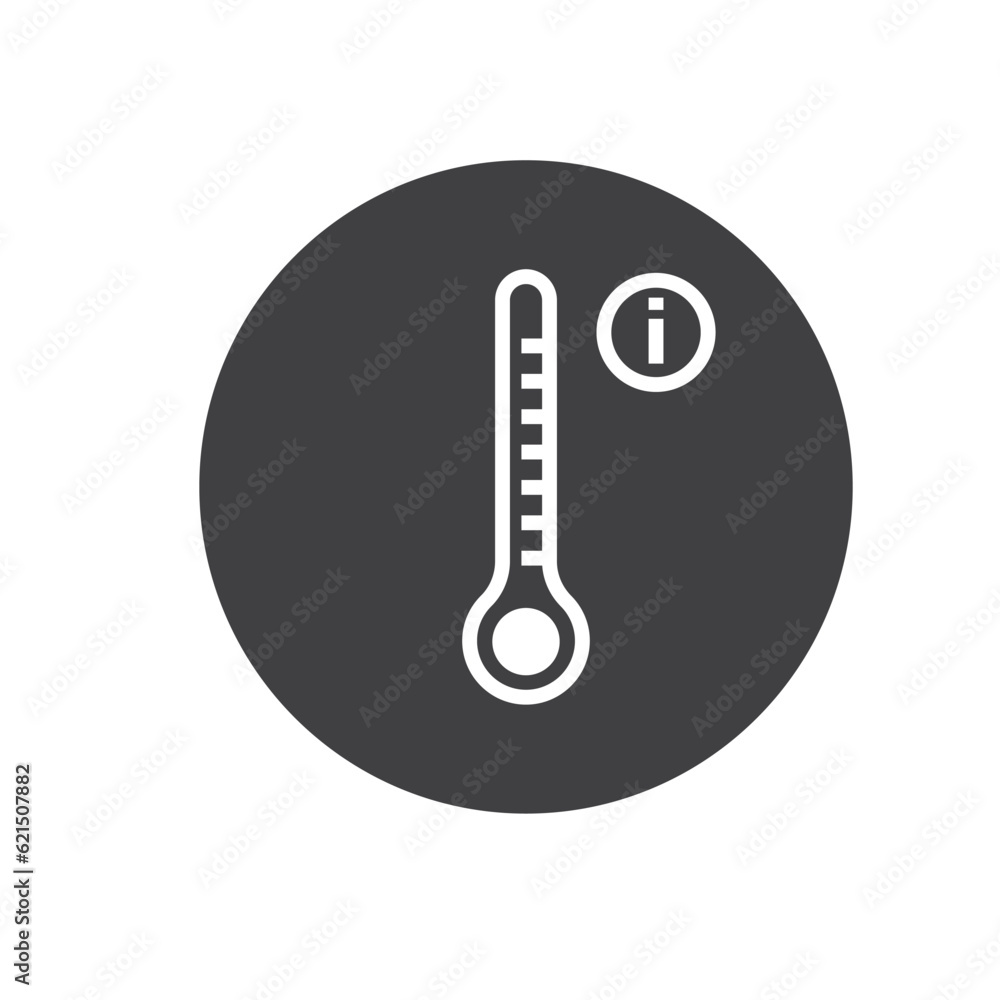 over heat indicator icon vector element design template over heat indicator icon vector element design template