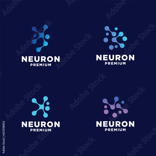 neuron logo vector icon illustration

