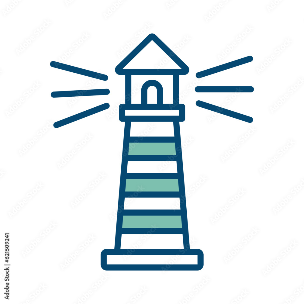 light house icon vector design template in white background light house icon vector design template in white background