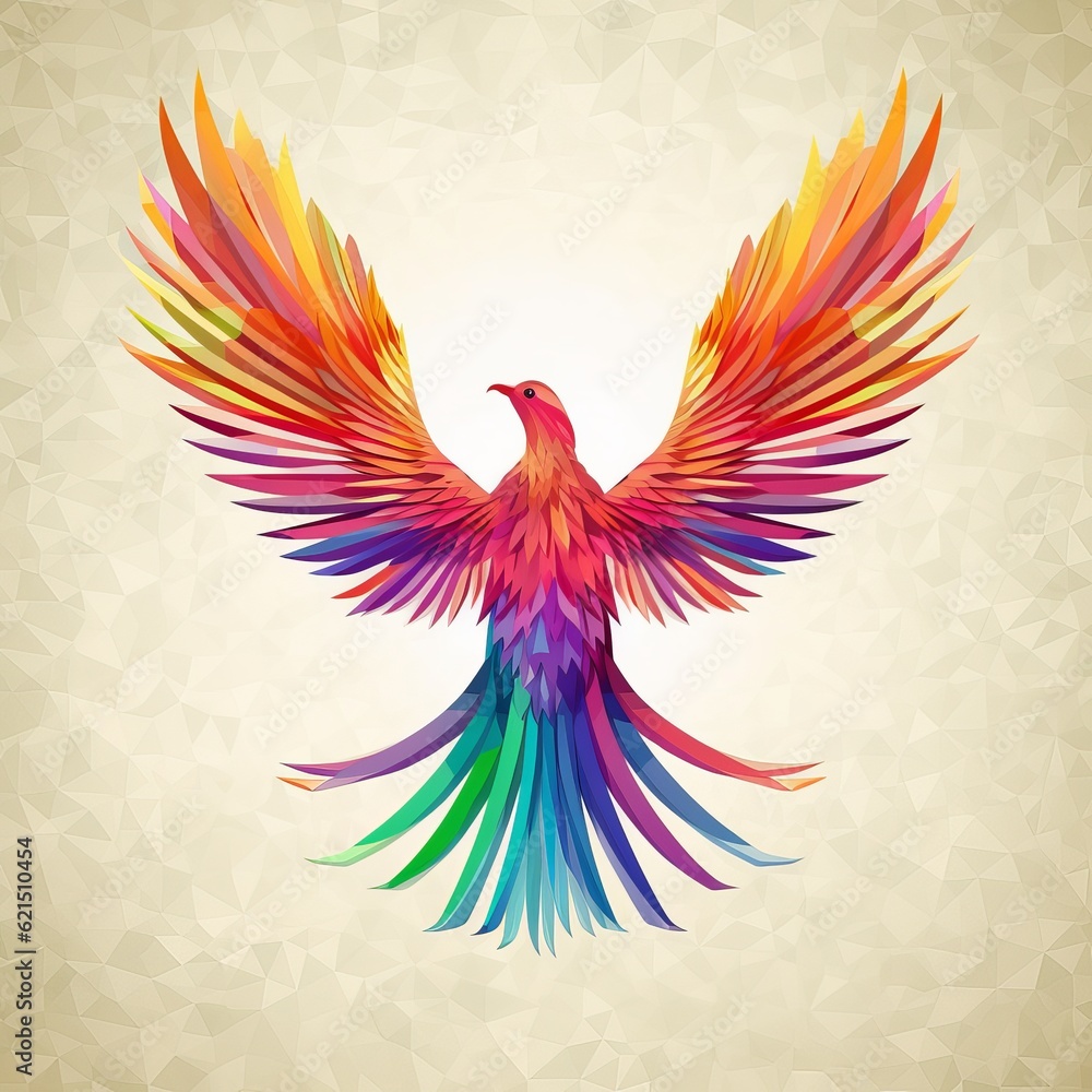 Fototapeta premium phoenix bird Generative AI