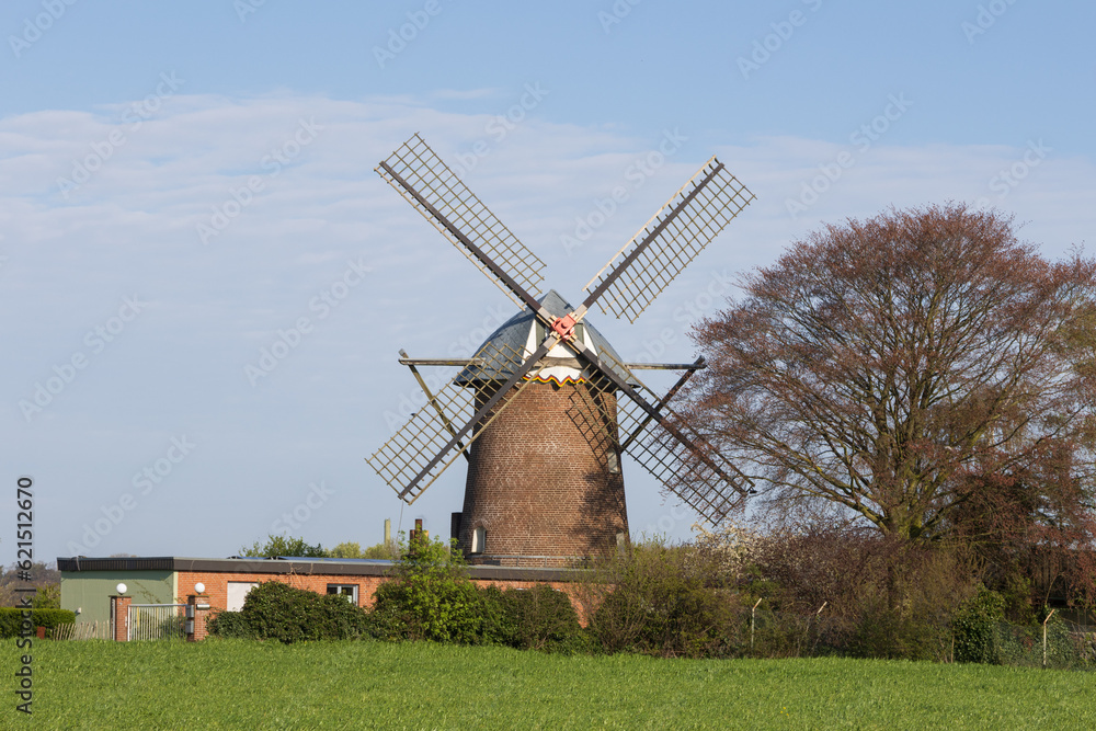 Stammen Windmühle in Weeze am Niederrhein