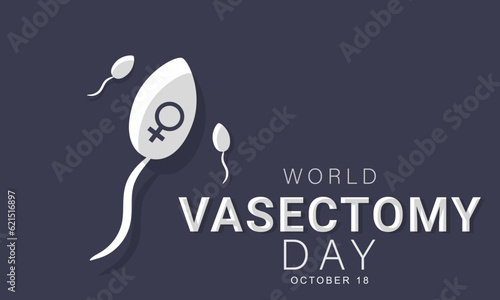 World Vasectomy Day. background, banner, card, poster, template. Vector illustration.