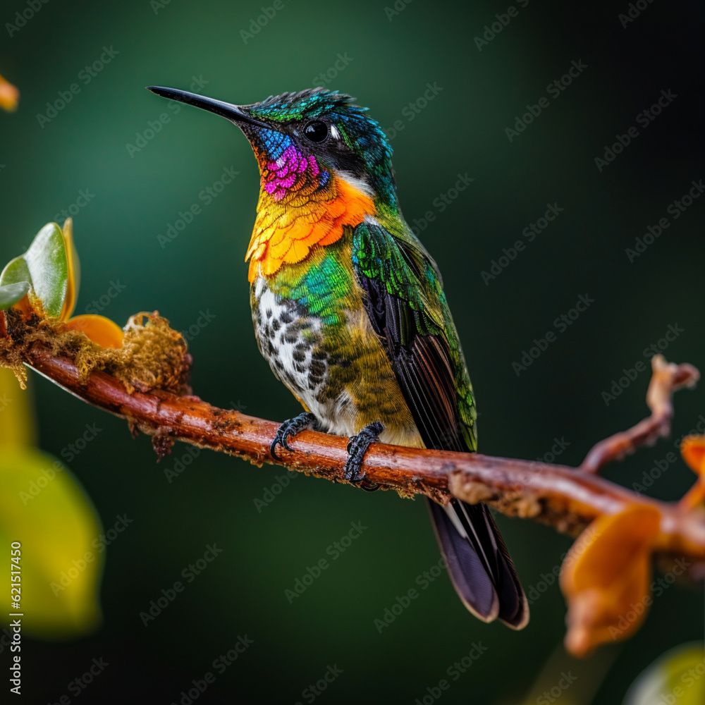 Fototapeta premium hummingbird on a branch
