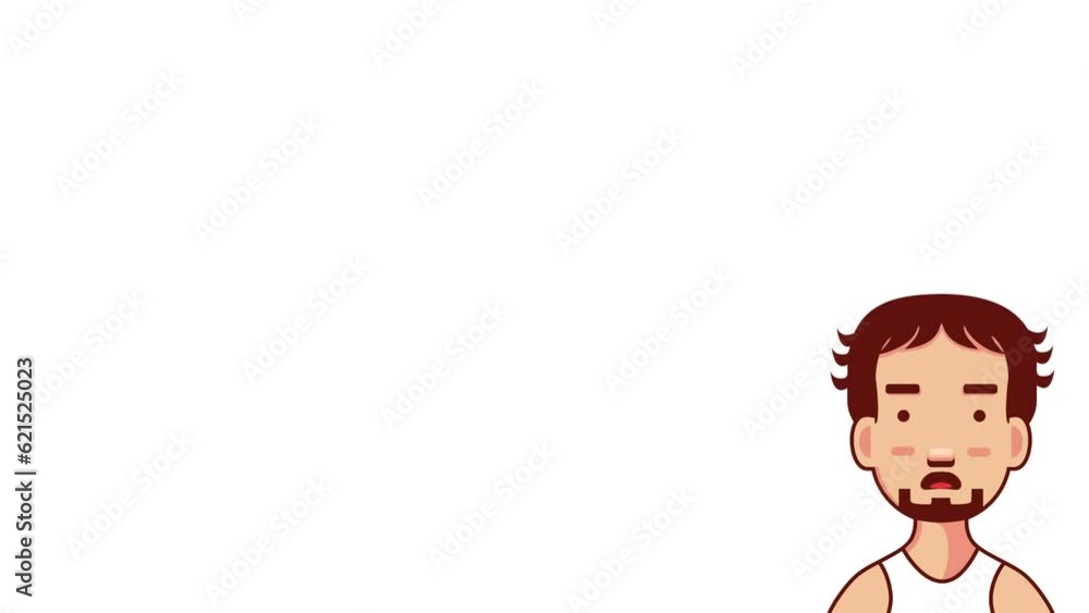moving animation of a man talking simple moving animation of a man talking simple