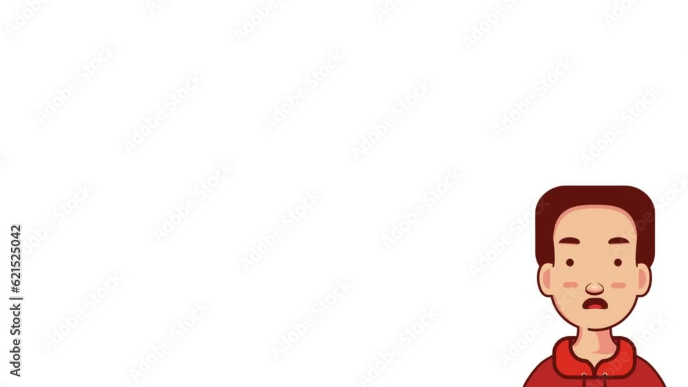 moving animation of a man talking simple moving animation of a man talking simple
