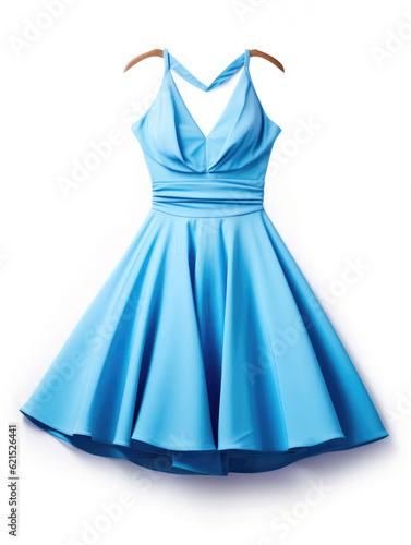 Women's summer blue dress