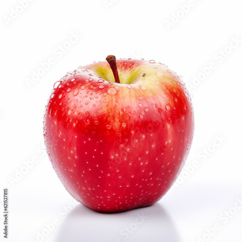 りんご 白背景 AI生成画像 ジェネレーティブAI