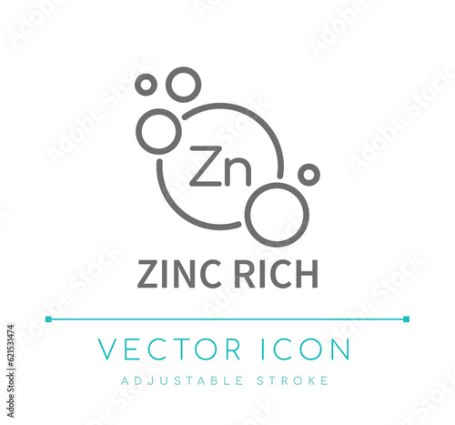 Zinc Rich Food Line icon