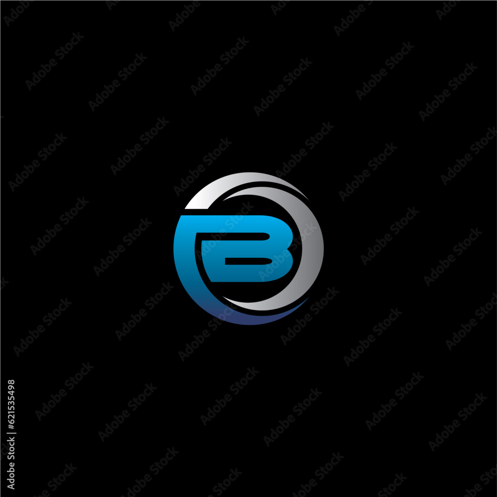 B Letter Initial Logo Design Template Vector Illustration B Letter Initial Logo Design Template Vector Illustration
