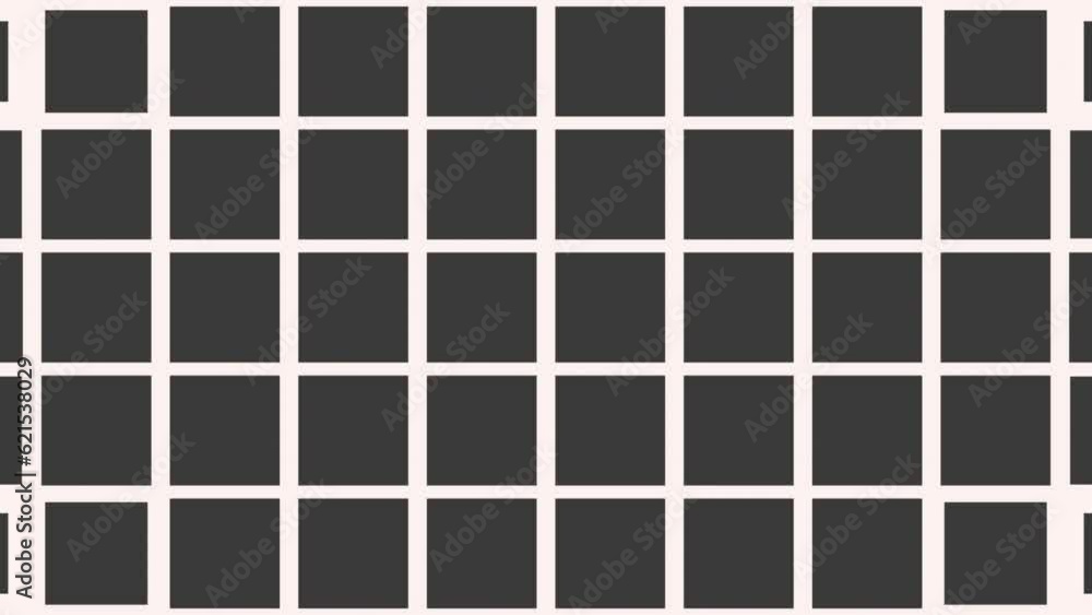Black squares seamless geometric pattern in rows, motion simple business and corporate style background Black squares seamless geometric pattern in rows, motion simple business and corporate style background