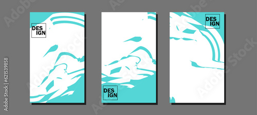 Modern abstract covers set, minimal covers design.