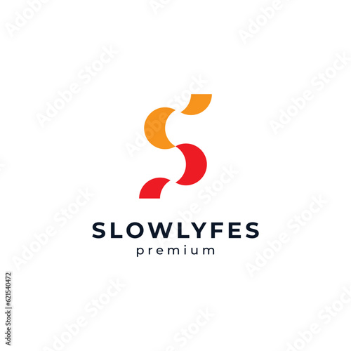 simple and modern letter S for business logo design