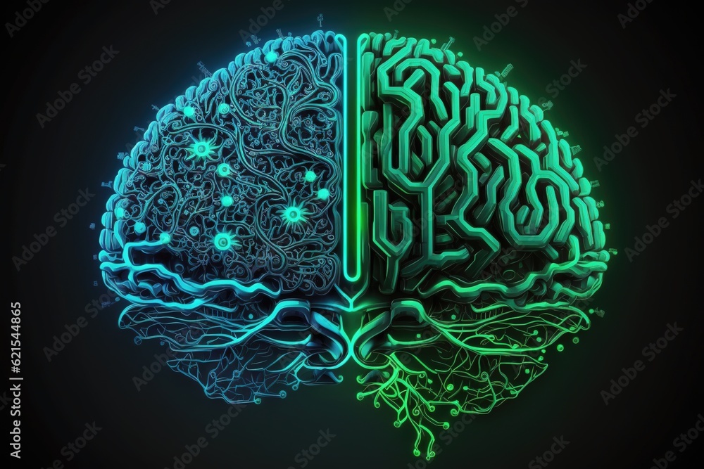 technological blue brain, generative AI technological blue brain, generative AI