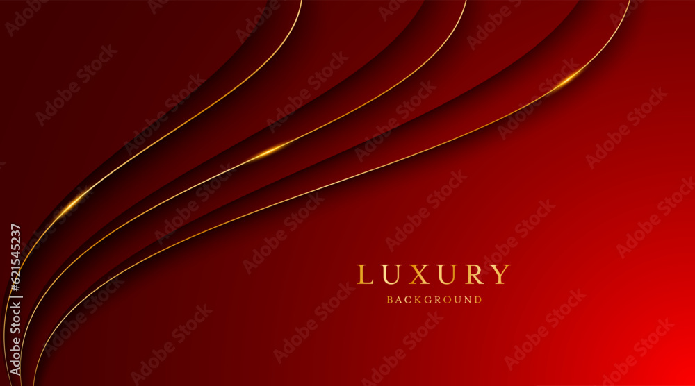 Red background with elegant golden lines, use for template or cover. Elegant premium red background. vector illustration
Red background with elegant golden lines, use for template or cover. Elegant premium red background. vector illustration
